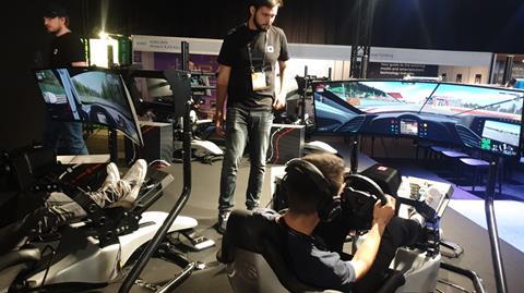 IBC2023 show floor_immersive racing