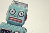 Tin toy robot 3x2